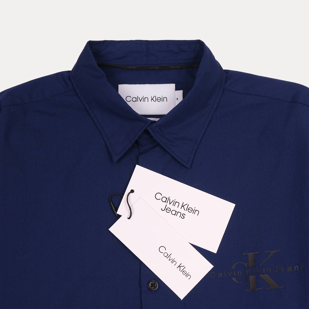 Calvin Klein Elegant Indigo Button-Up Shirt