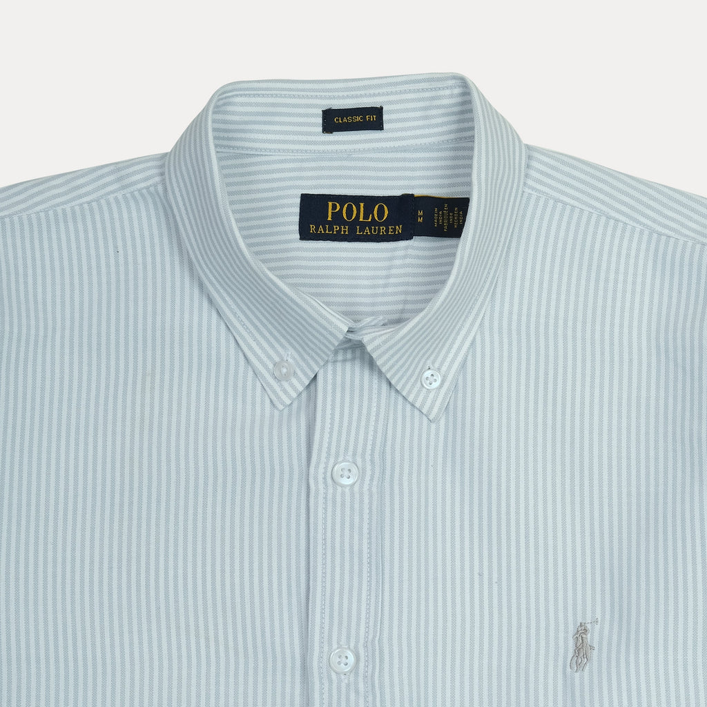 Polo Ralph Lauren Classic Fit Striped Shirt in Serene Sky