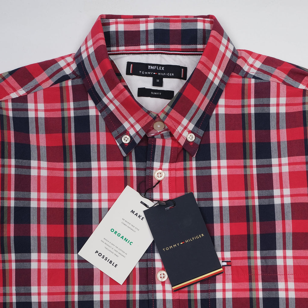 Tommy Hilfiger Organic Cotton Plaid Shirt
