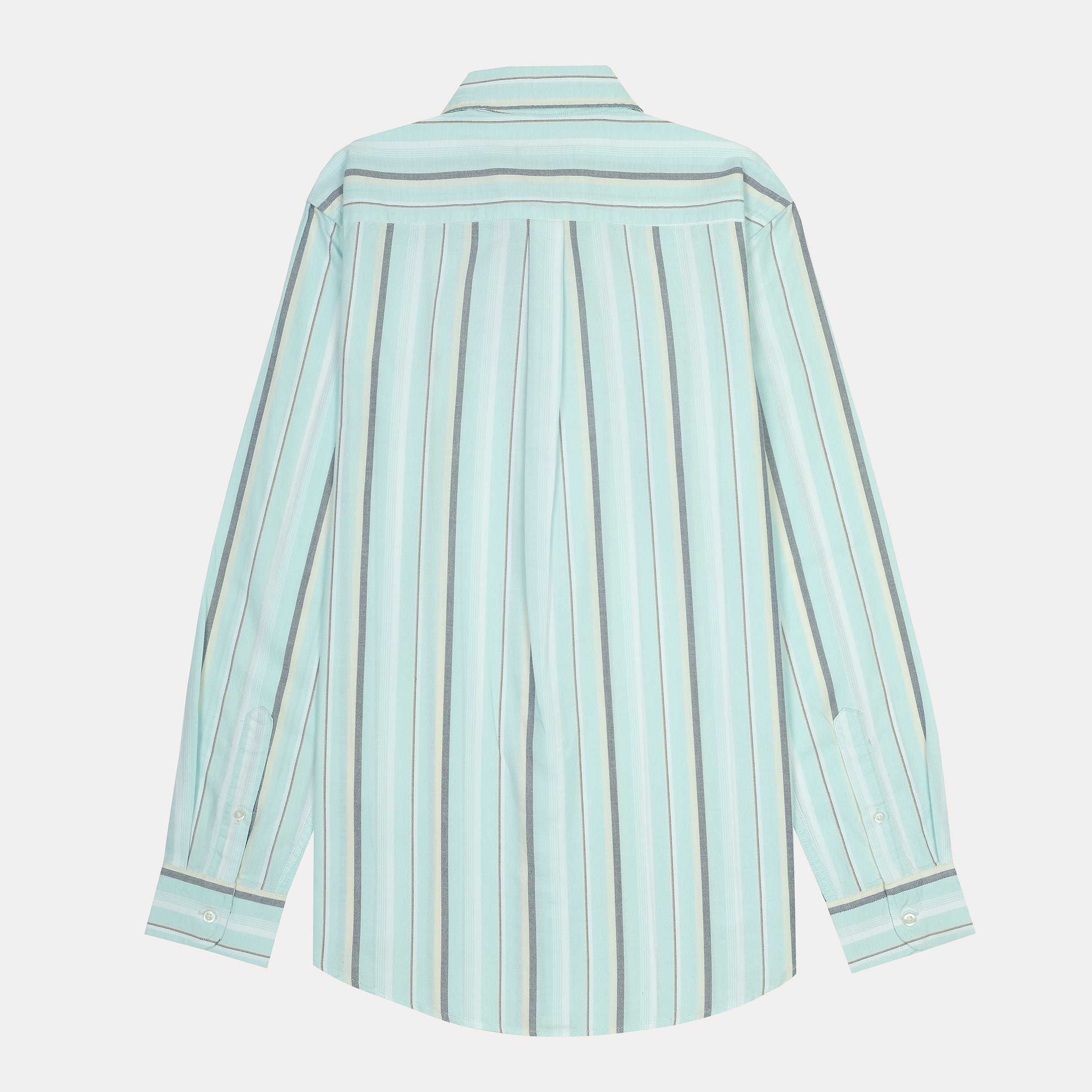 Polo Ralph Lauren Breezy Aqua Striped Custom Fit Shirt