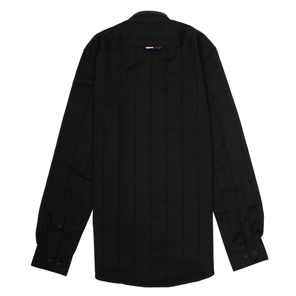 Tommy Jeans Sleek Midnight Checkered Button-Up Shirt