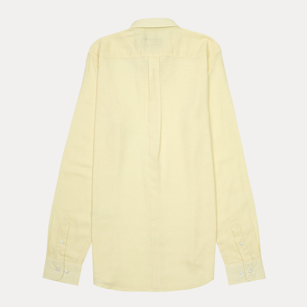 Polo Ralph Lauren Classic Fit Sunny Lemon Linen Button-Up Shirt