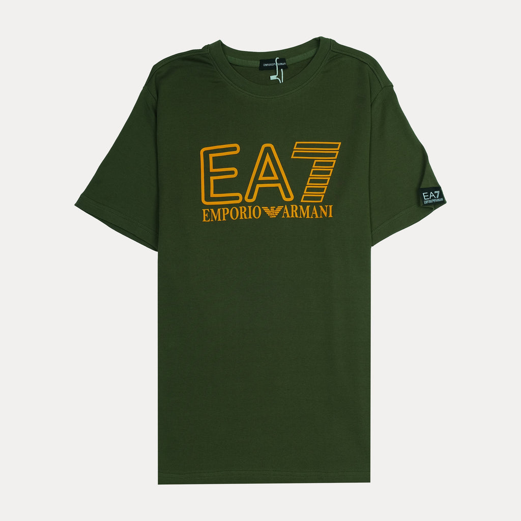 EMPORIO ARMANI Moonstone Sage Tailored Fit Short Sleeve T-Shirt