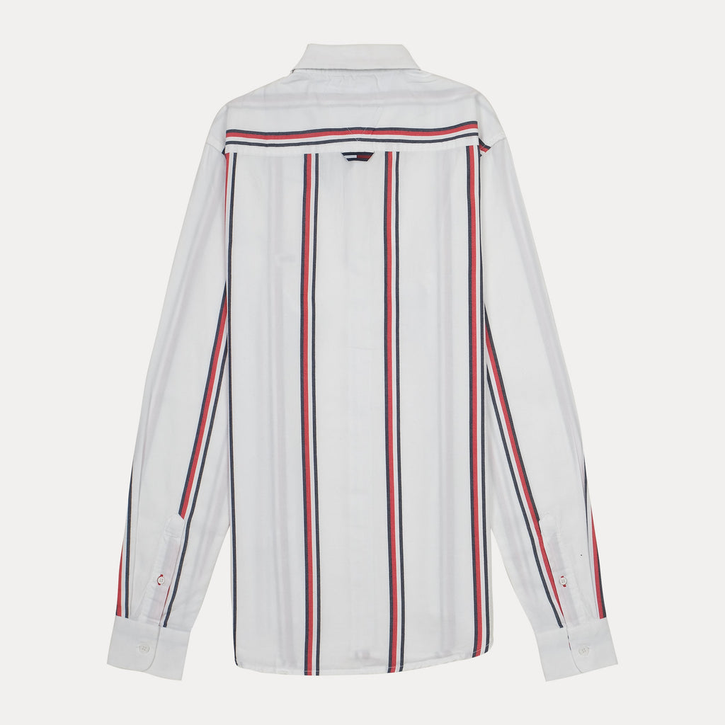 TOMMY JEANS Opulent Azure Slim Fit Long Sleeve Shirt