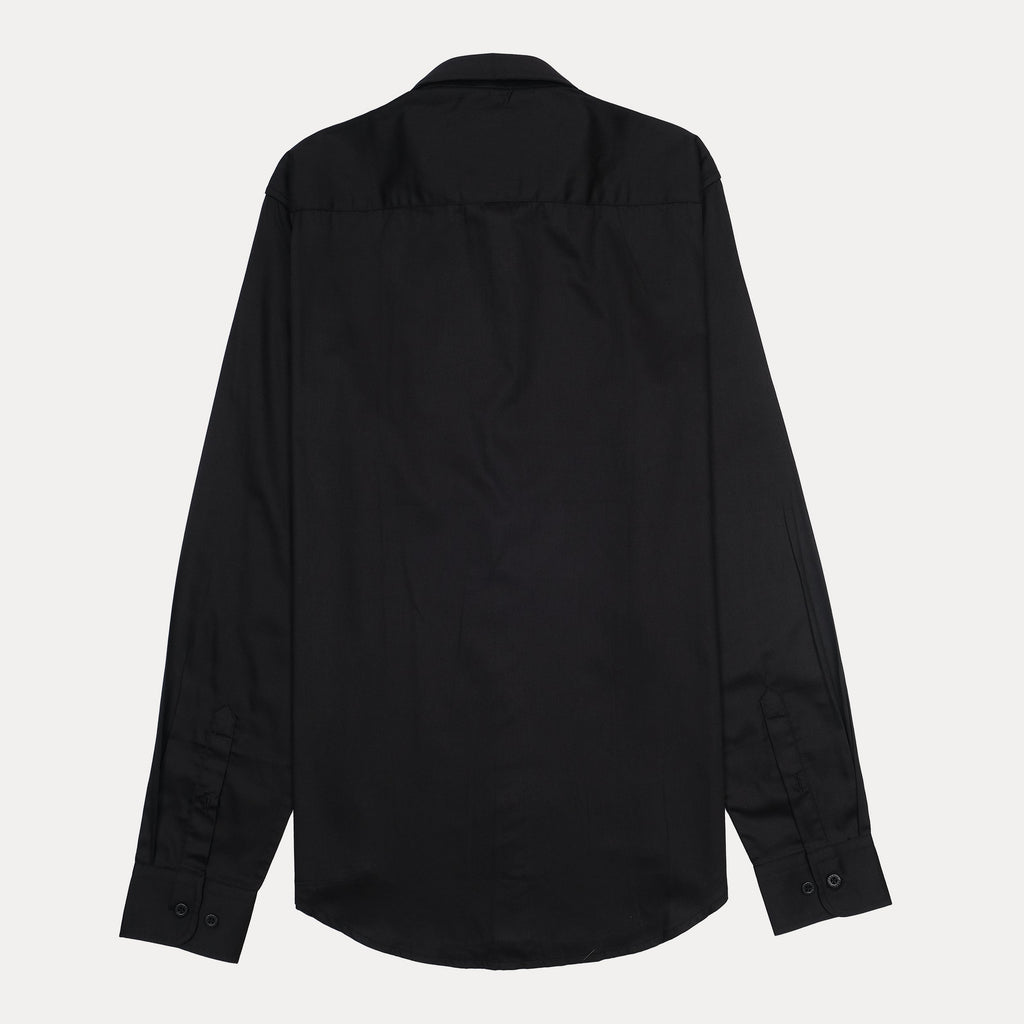 ARMANI EXCHANGE Opulent Onyx Long Sleeve Button-Down Shirt