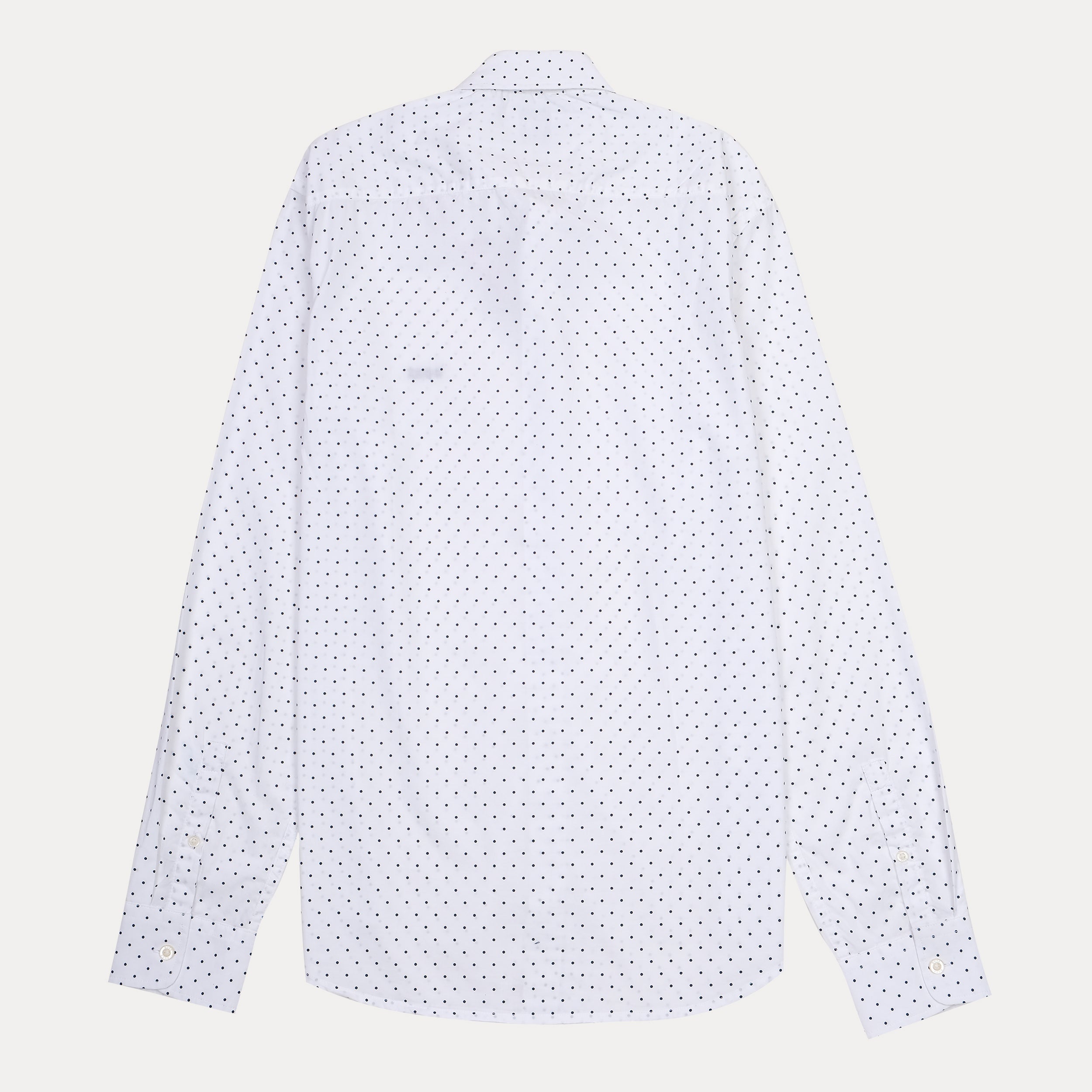 HUGO Dapper Dots Slim Fit Shirt in Crisp Cloud White