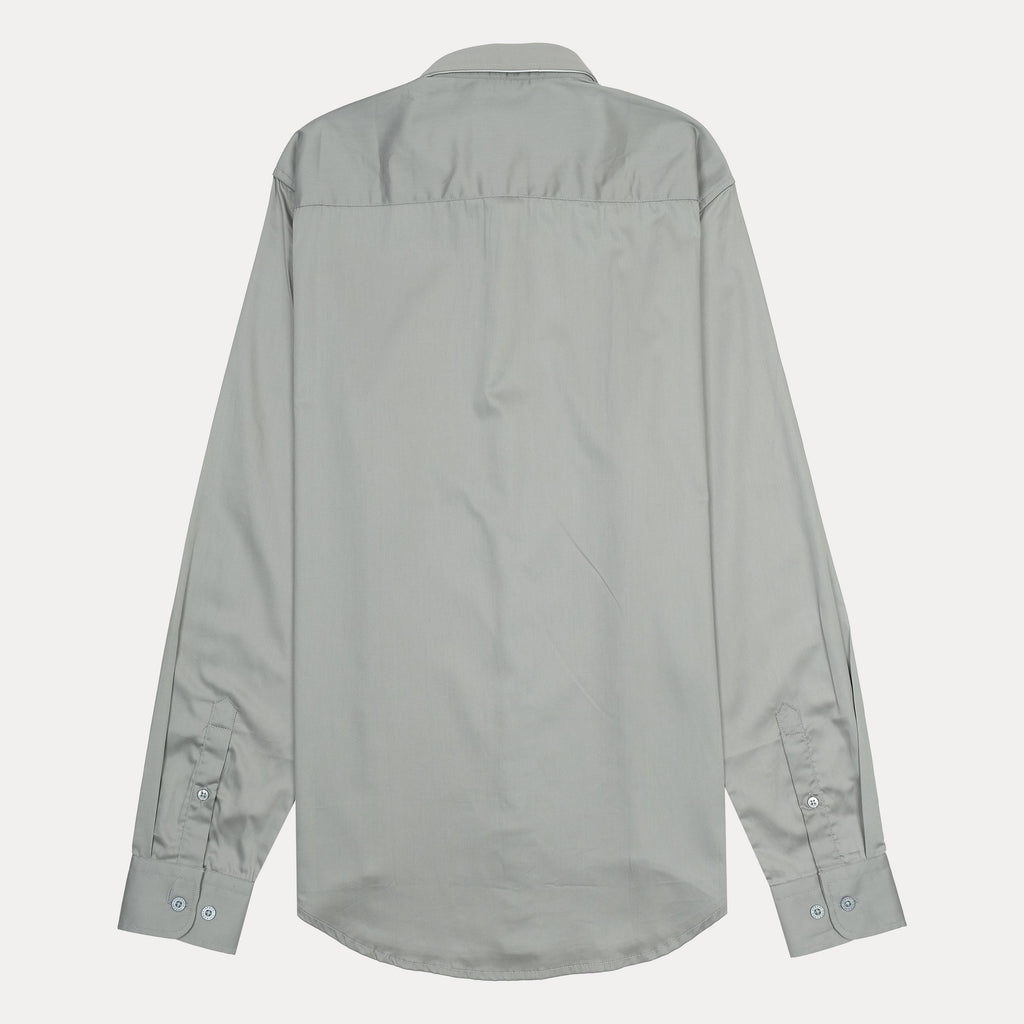 ARMANI EXCHANGE Opulent Ashen Long Sleeve Button-Up Shirt