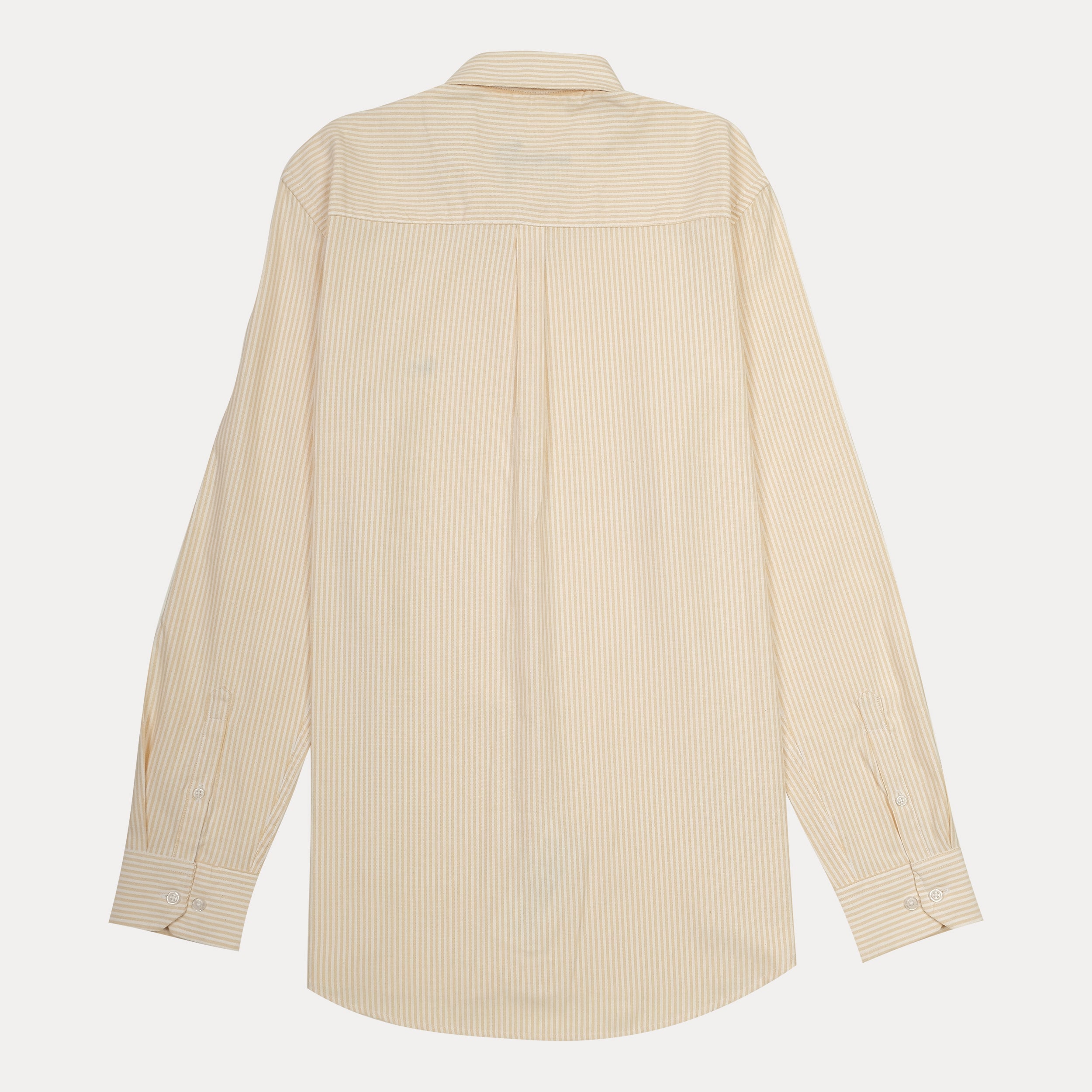 Harmont & Blaine Striped Regular Fit Shirt in Soft Yellow