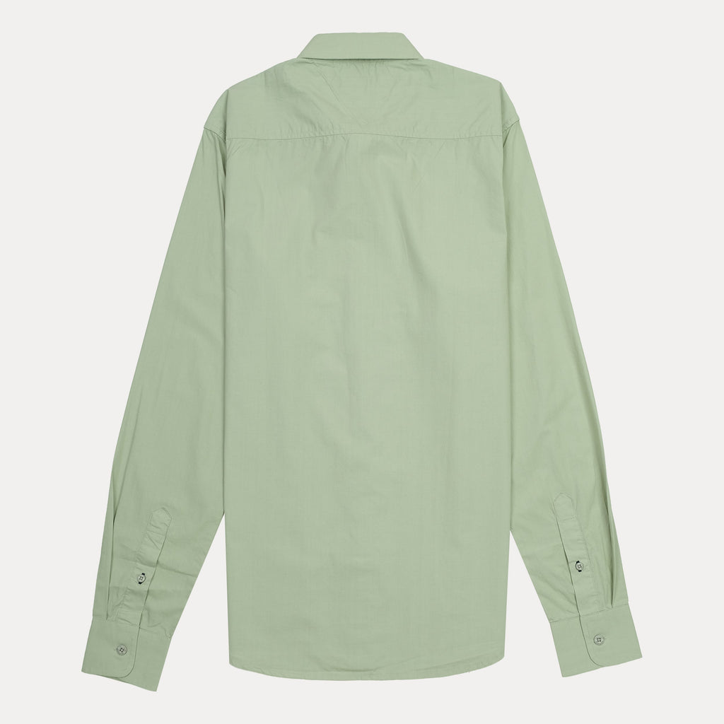 Tommy Hilfiger Classic Fit Long Sleeve Button-Up Shirt in Soft Green