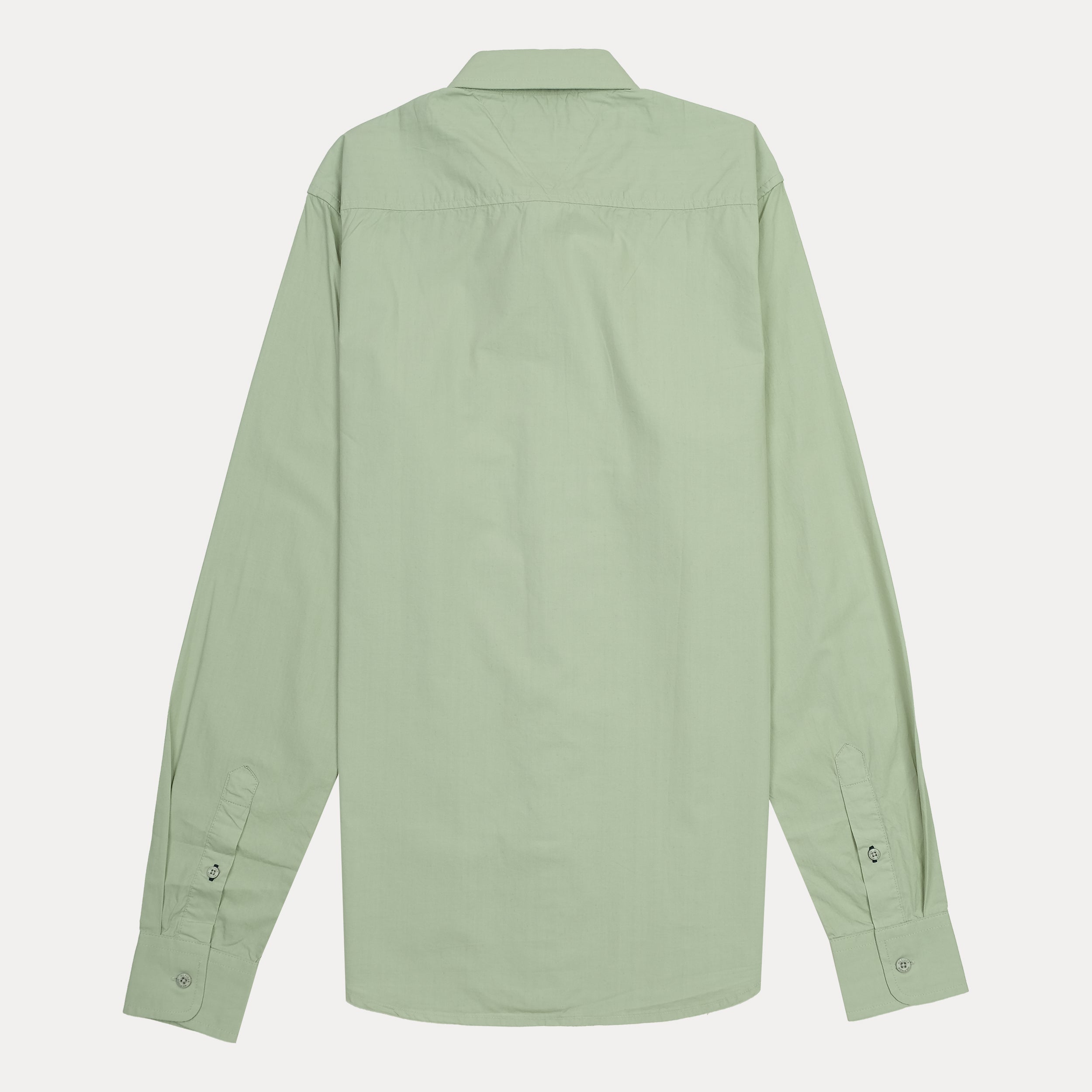 Tommy Hilfiger Classic Fit Long Sleeve Button-Up Shirt in Soft Green