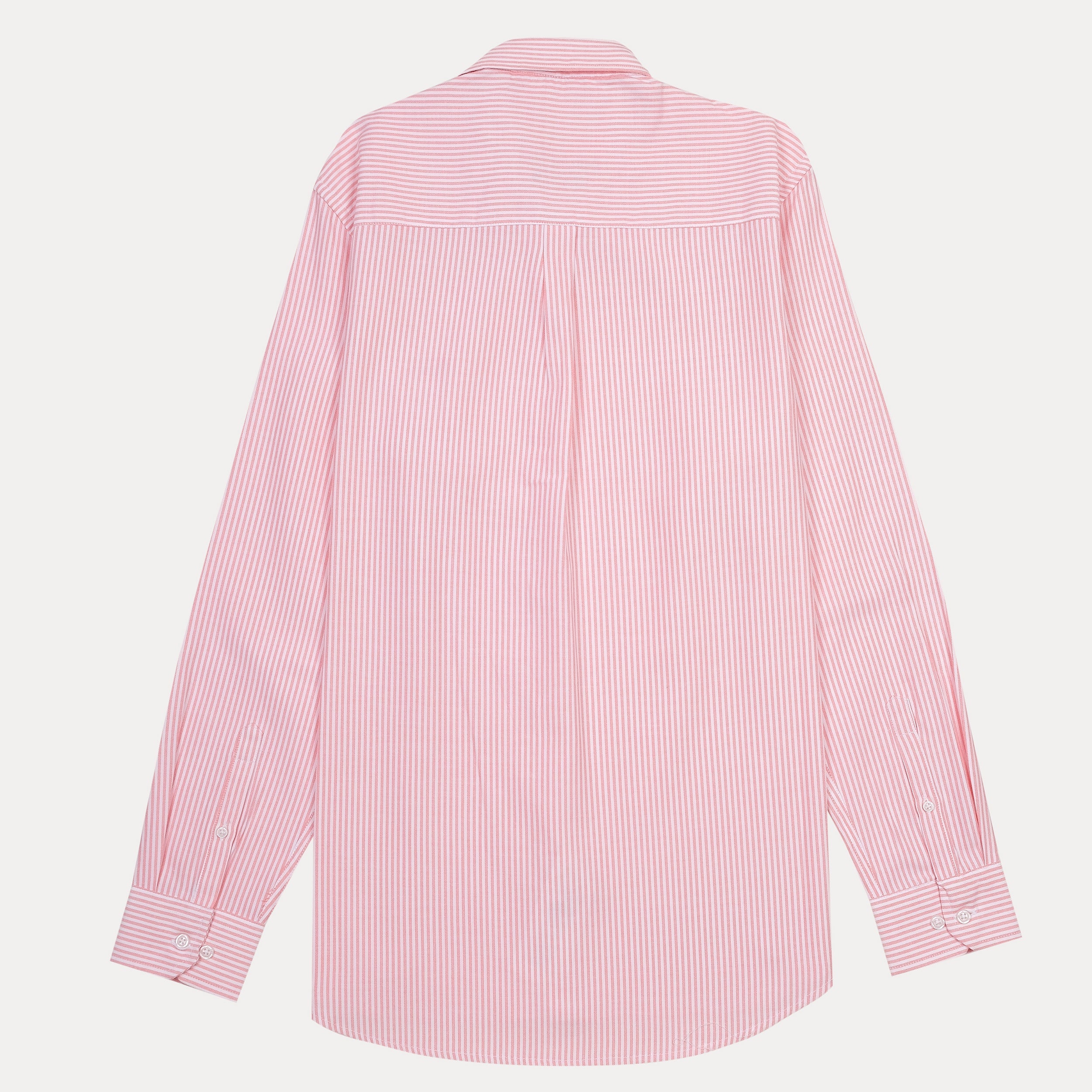 Harmont & Blaine Striped Elegance Shirt in Blushing Coral