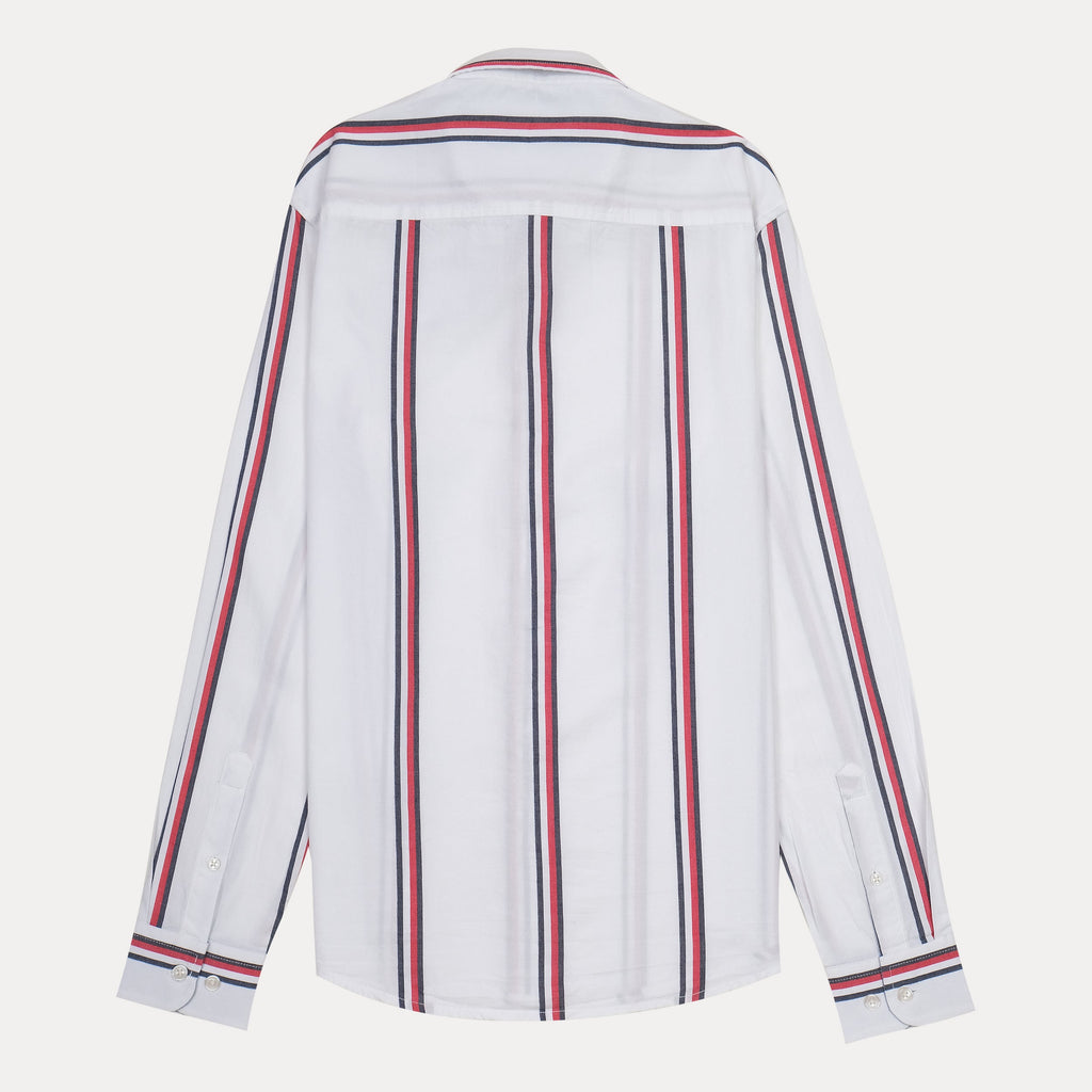 Tommy Hilfiger Organic Cotton Striped Elegance Shirt in Crisp White