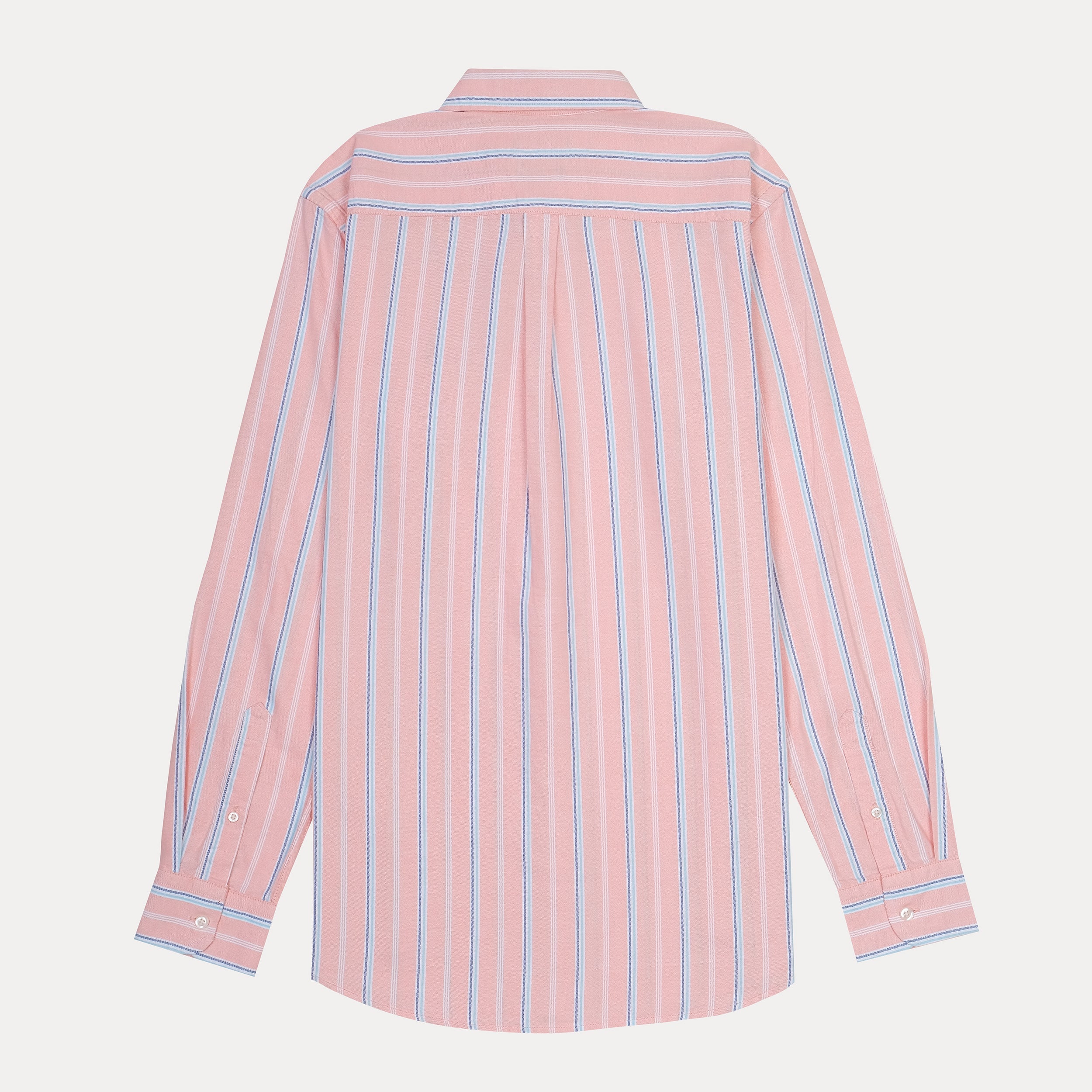 Polo Ralph Lauren Custom Fit Striped Delight Shirt in Blush Breeze
