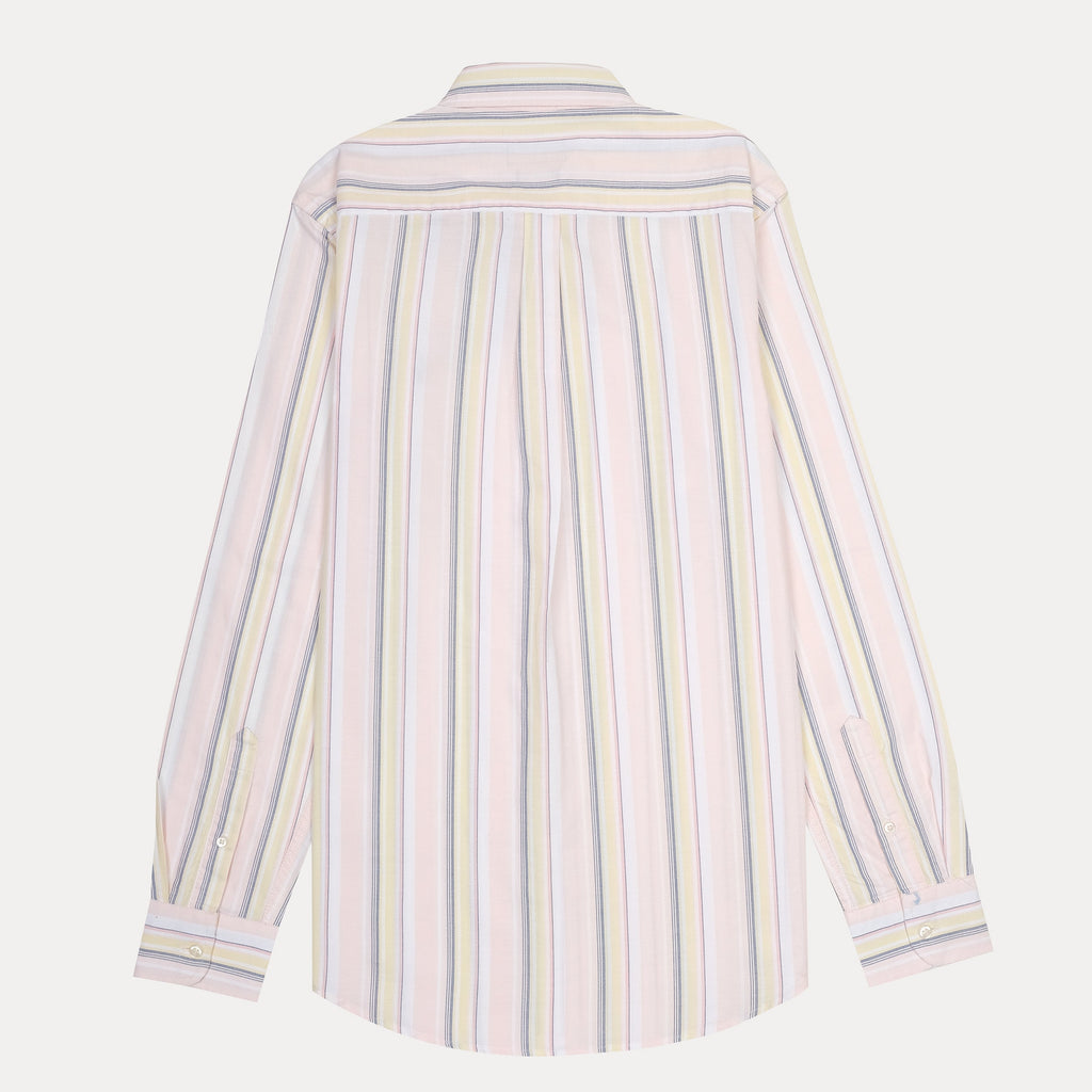 Polo Ralph Lauren Custom Fit Striped Shirt in Soft Pastel Hues