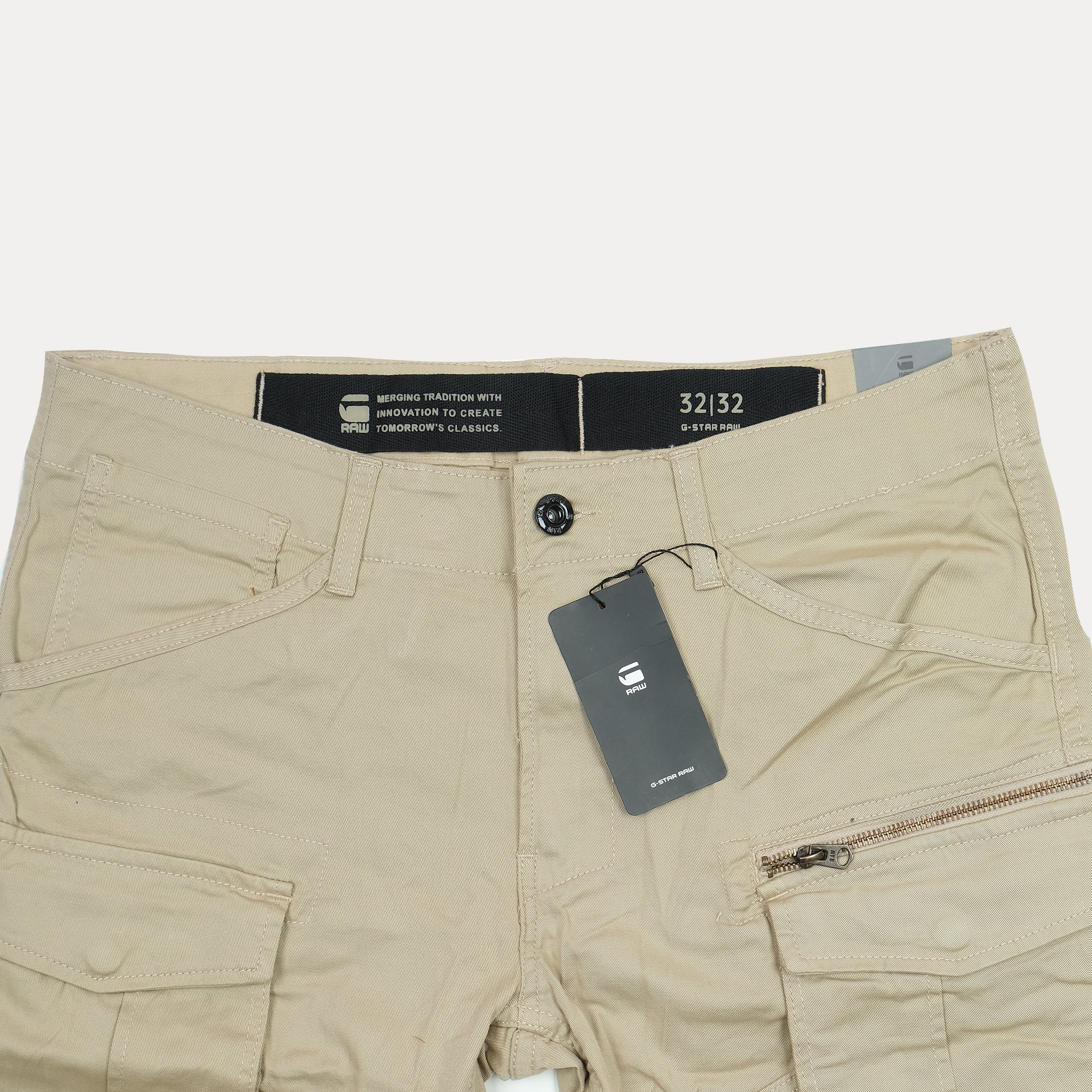 G-STAR Sunbeam Sand Utility Slim Fit Cargo Trousers
