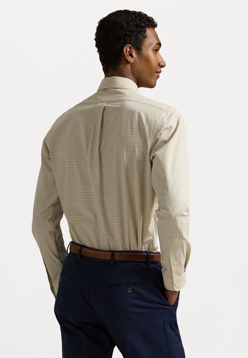 Polo Ralph Lauren Classic Fit Gingham Shirt in Creamy Biscotti