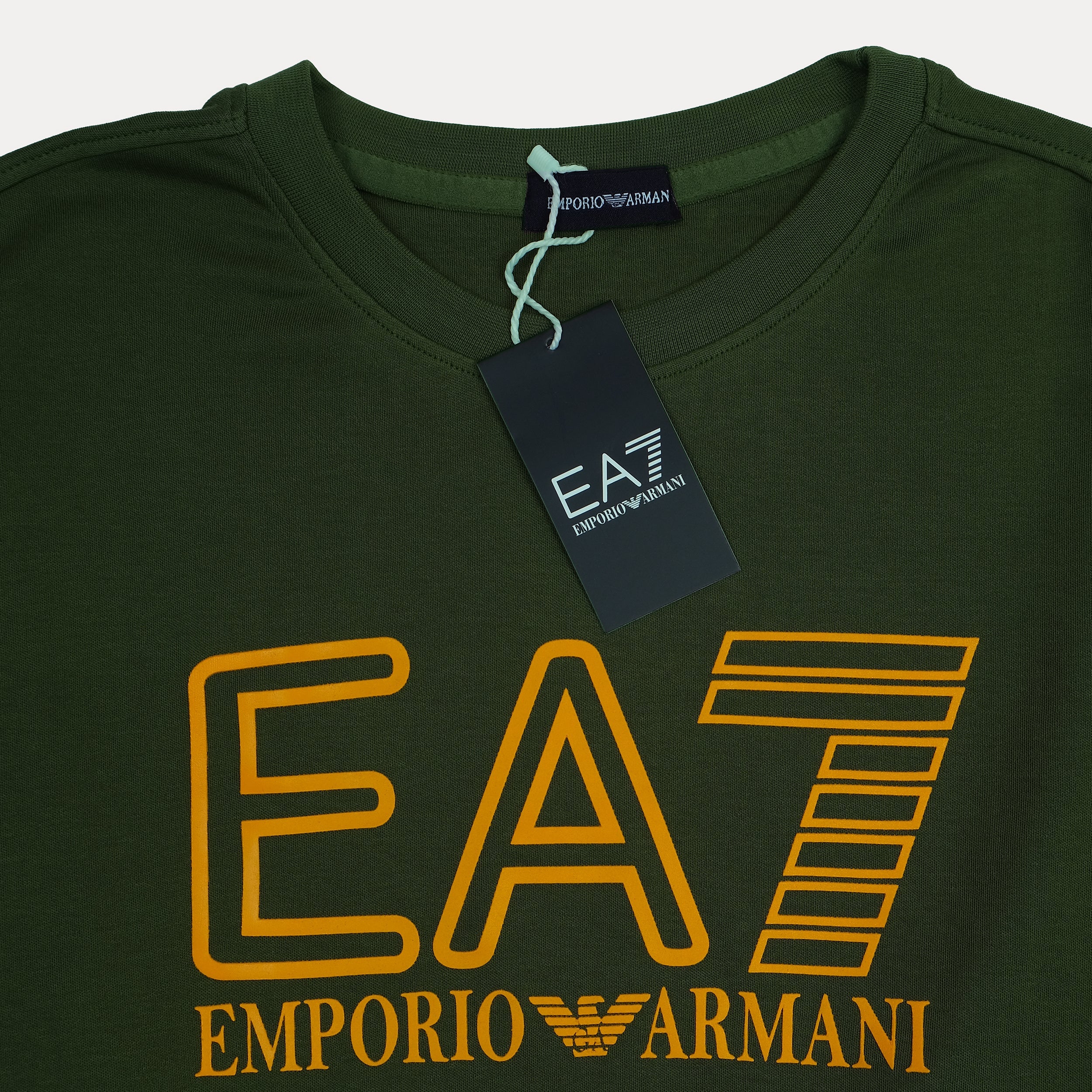 EMPORIO ARMANI Moonstone Sage Tailored Fit Short Sleeve T-Shirt