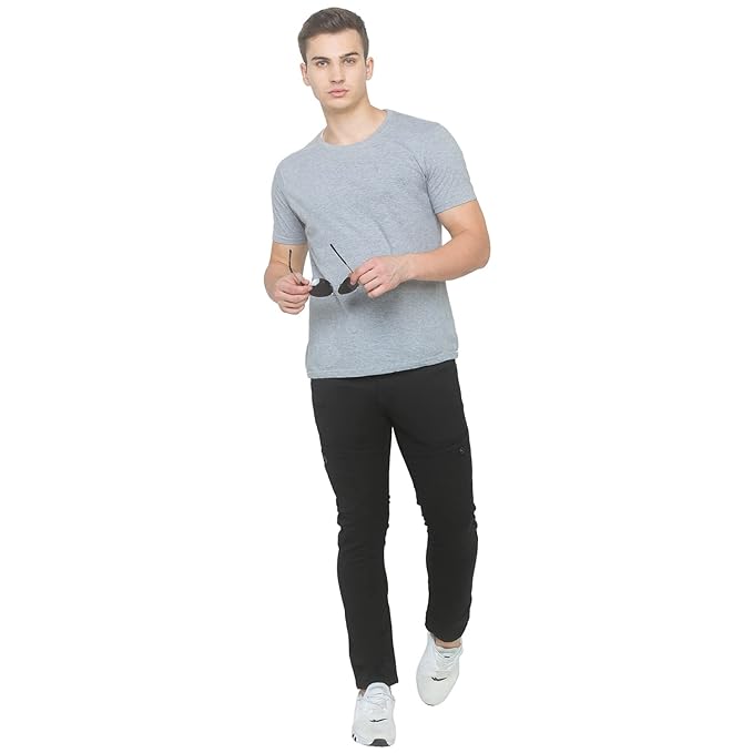 Spykar Slim Fit Black Jeans