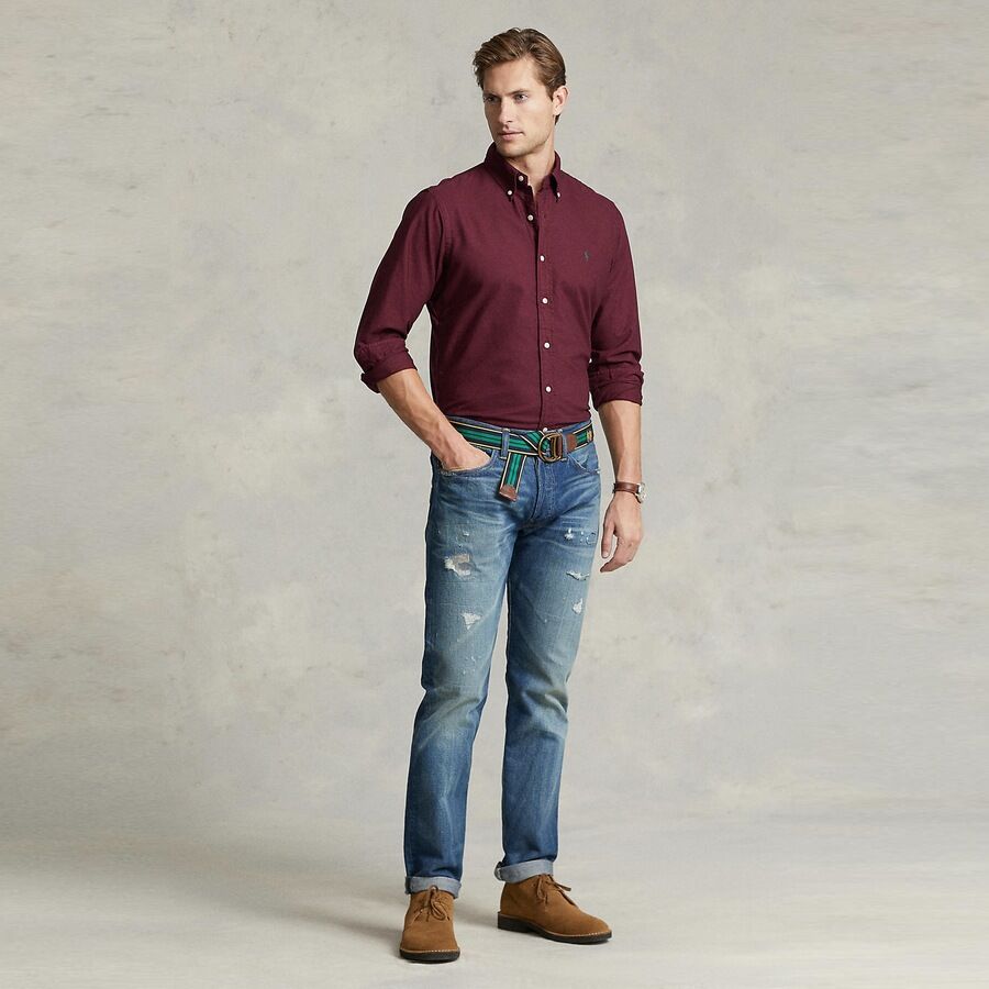 Polo Ralph Lauren Luxurious Merlot Button-Up Shirt