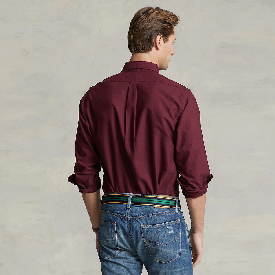 Polo Ralph Lauren Luxurious Merlot Button-Up Shirt