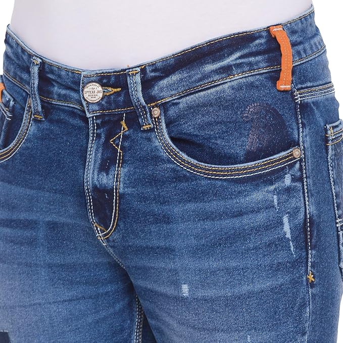 Spykar Distressed Denim Jeans