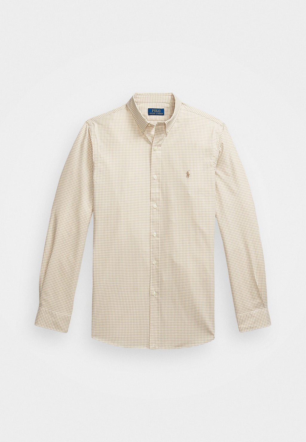 Polo Ralph Lauren Classic Fit Gingham Shirt in Creamy Biscotti