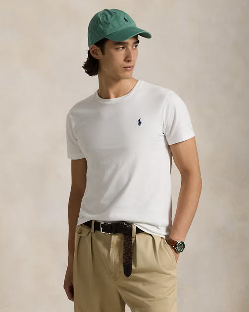 Polo Ralph Lauren White Classic Cotton Tee - Effortlessly Chic & Timeless