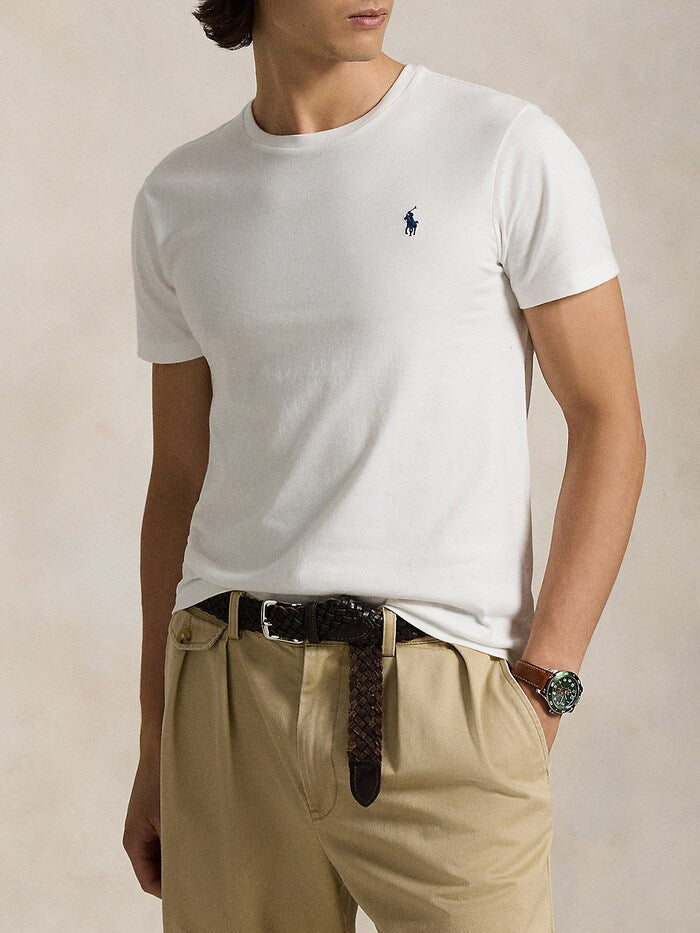 Polo Ralph Lauren White Classic Cotton Tee - Effortlessly Chic & Timeless