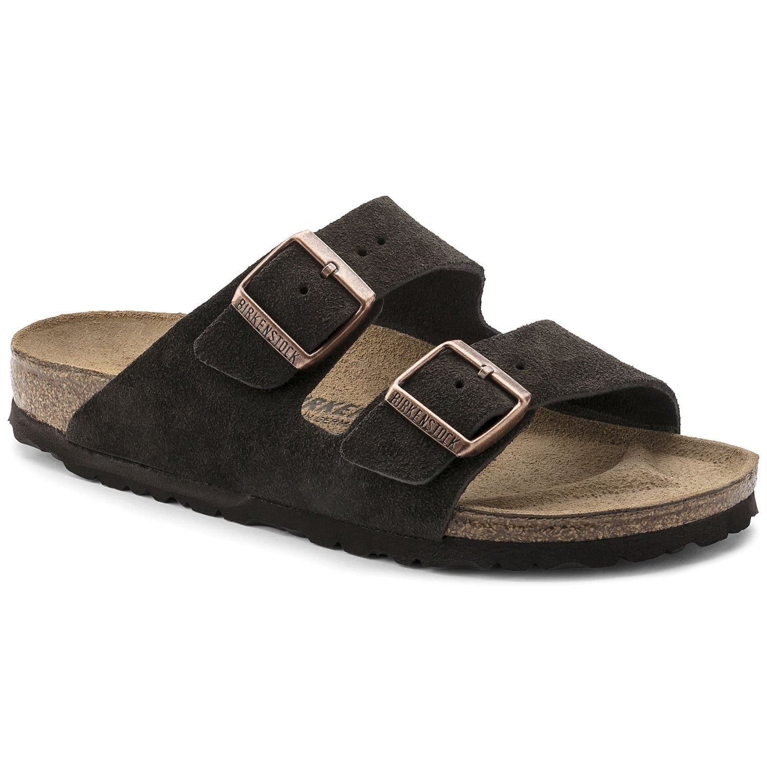Birkenstock Suede Sandals in Charcoal Dreamscape