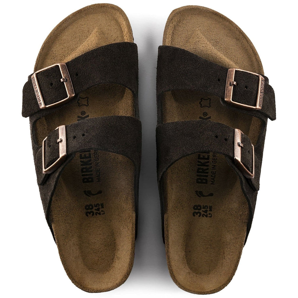 Birkenstock Suede Sandals in Charcoal Dreamscape