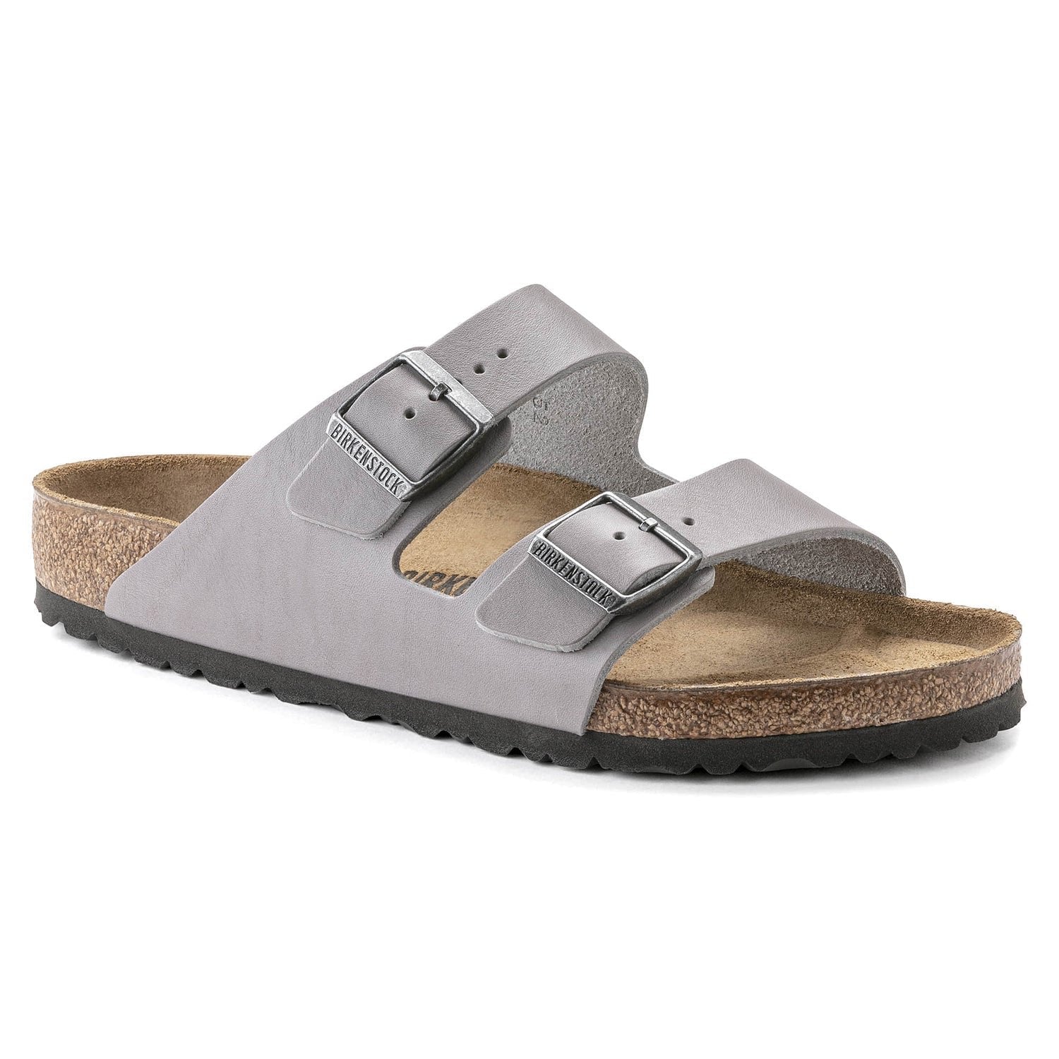 Birkenstock Elegant Slate Grey Arizona Sandals