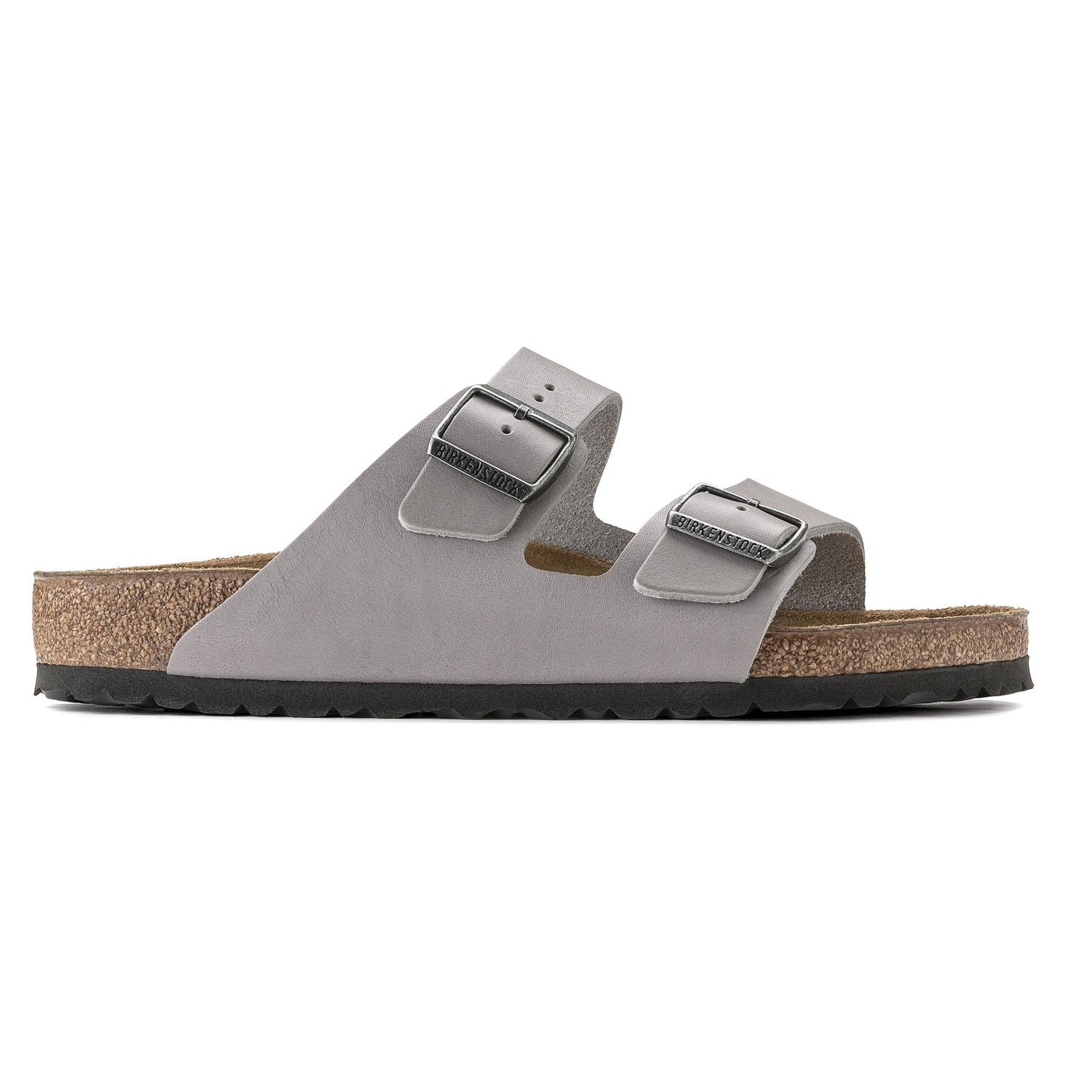 Birkenstock Elegant Slate Grey Arizona Sandals