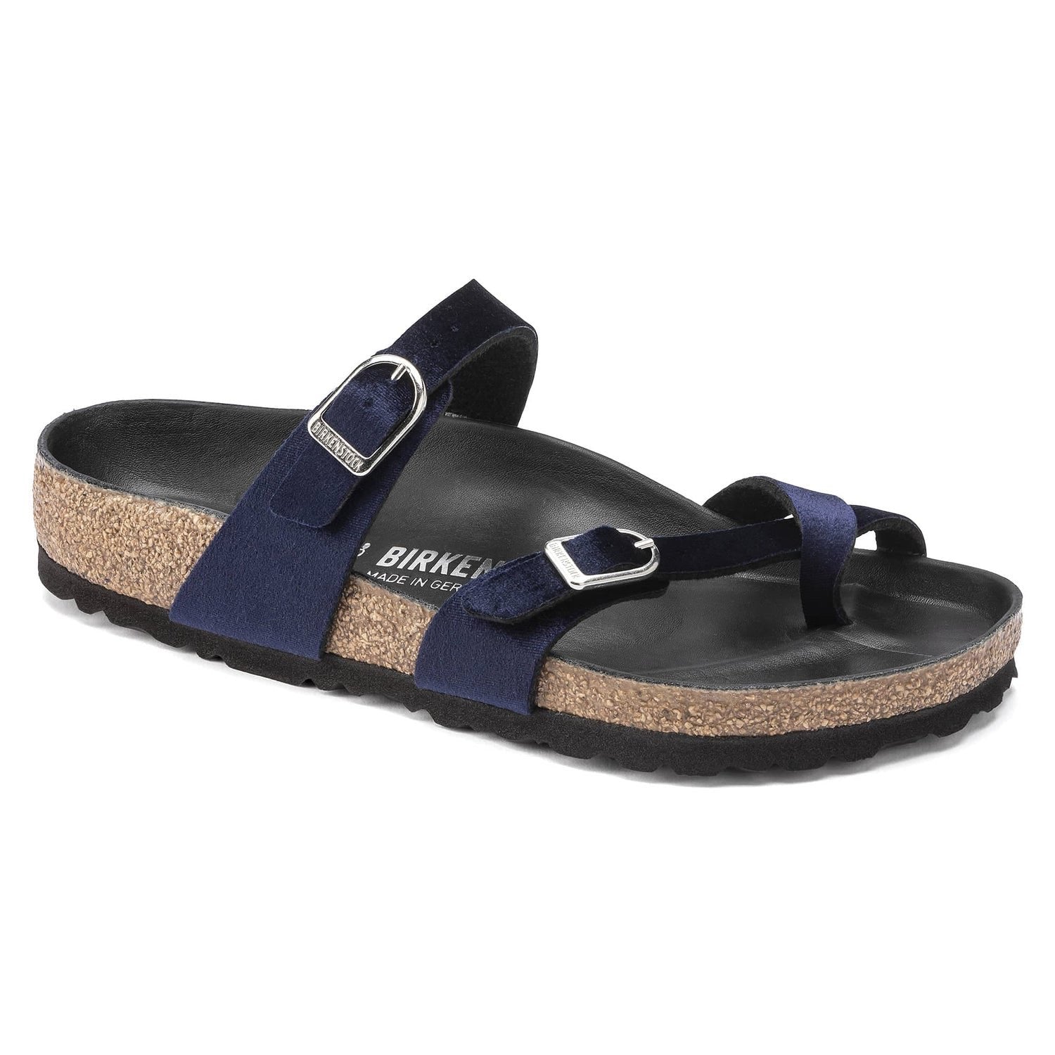 Birkenstock Velvet Blue Delight Sandals
