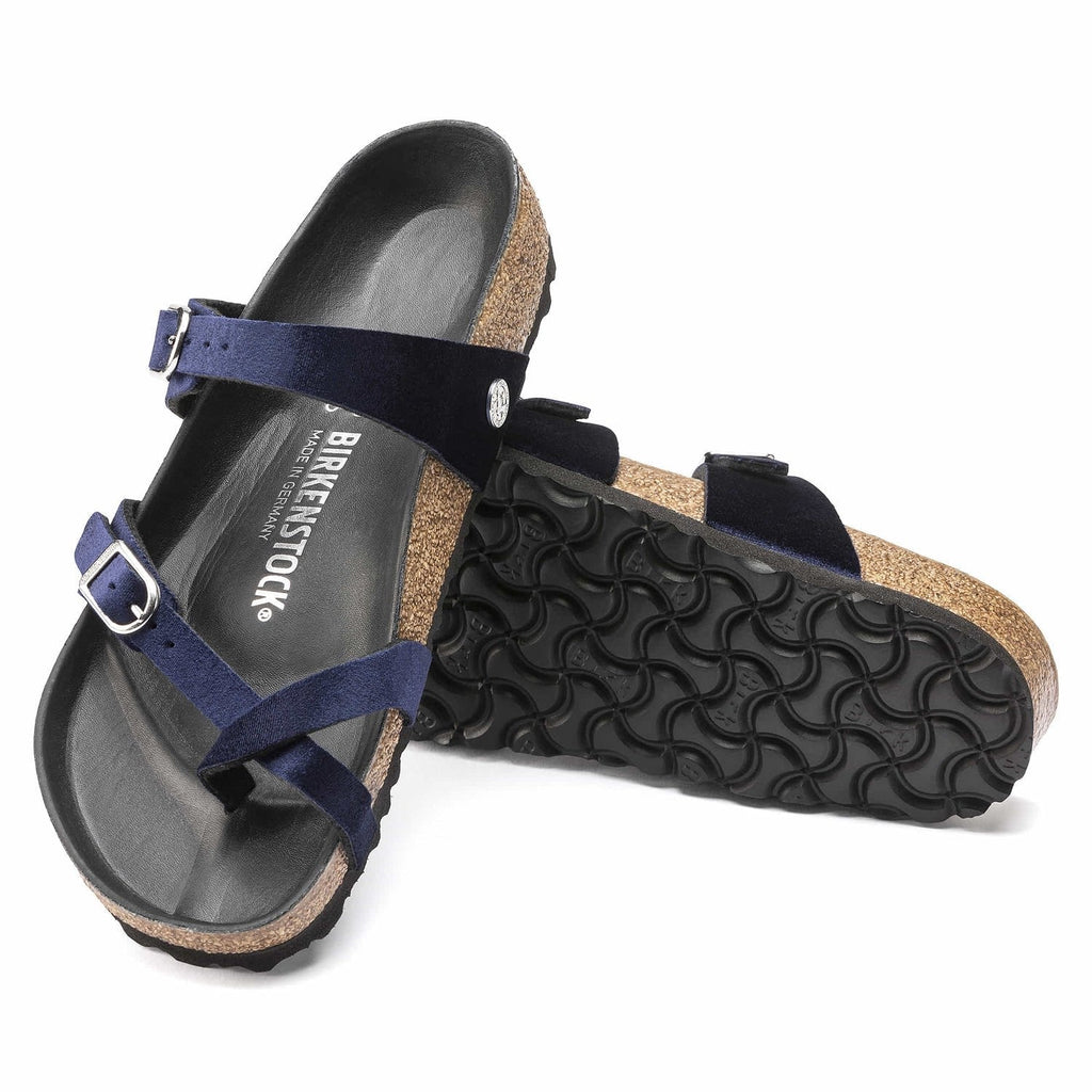 Birkenstock Velvet Blue Delight Sandals