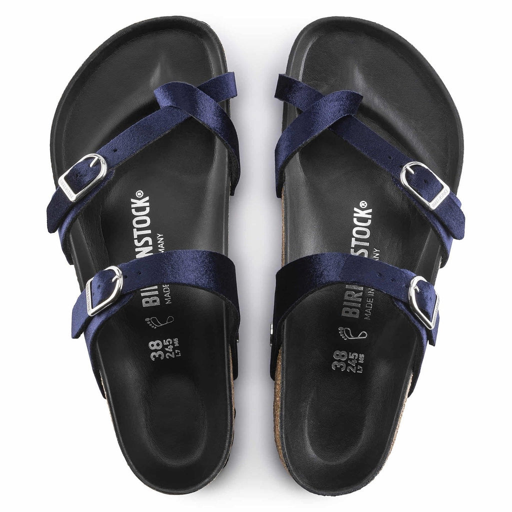 Birkenstock Velvet Blue Delight Sandals