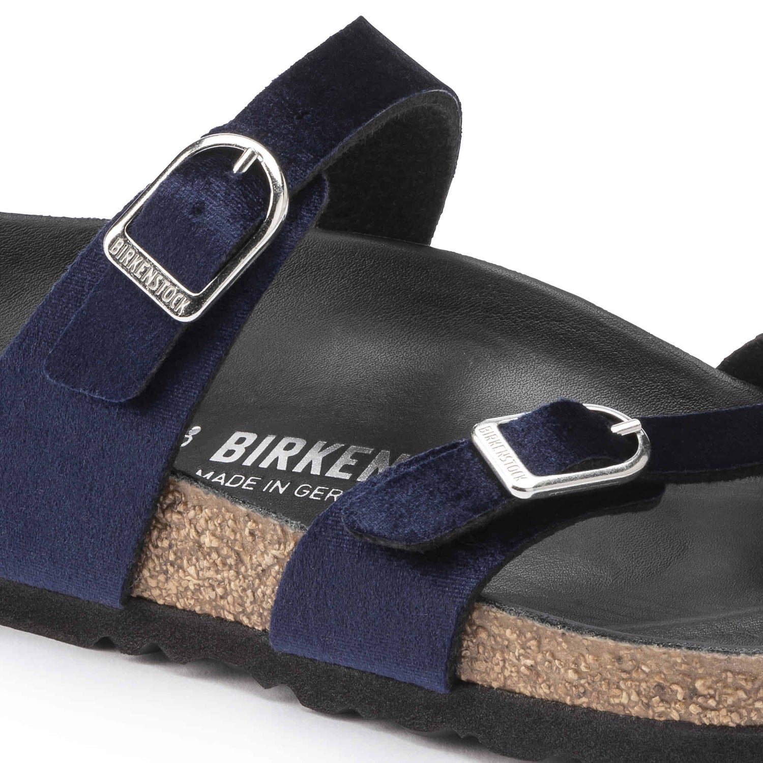 Birkenstock Velvet Blue Delight Sandals