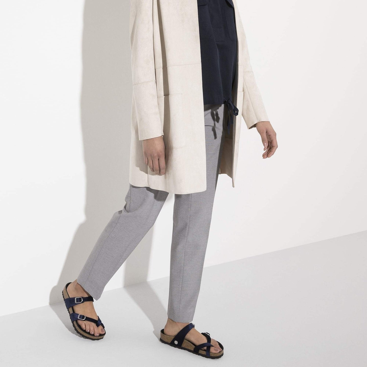 Birkenstock Velvet Blue Delight Sandals