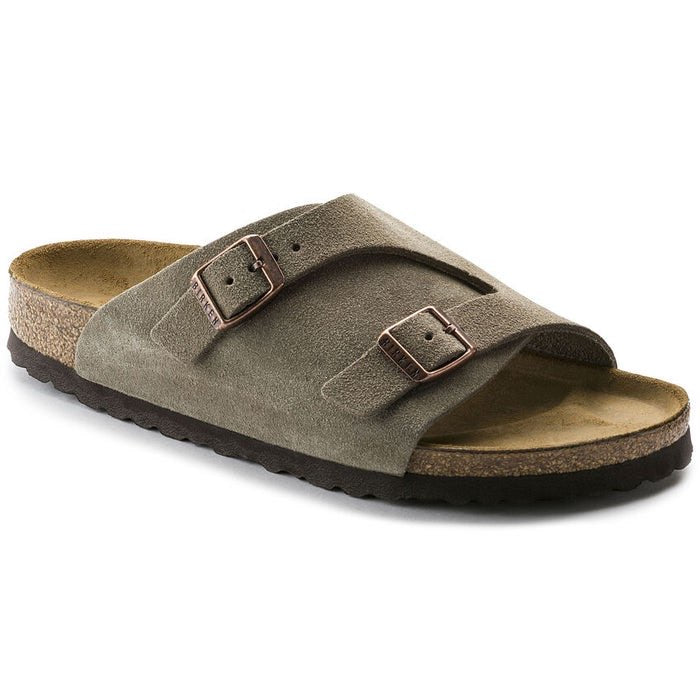 Birkenstock Suede Sandals in Earthy Sage - Effortlessly Chic Comfort
