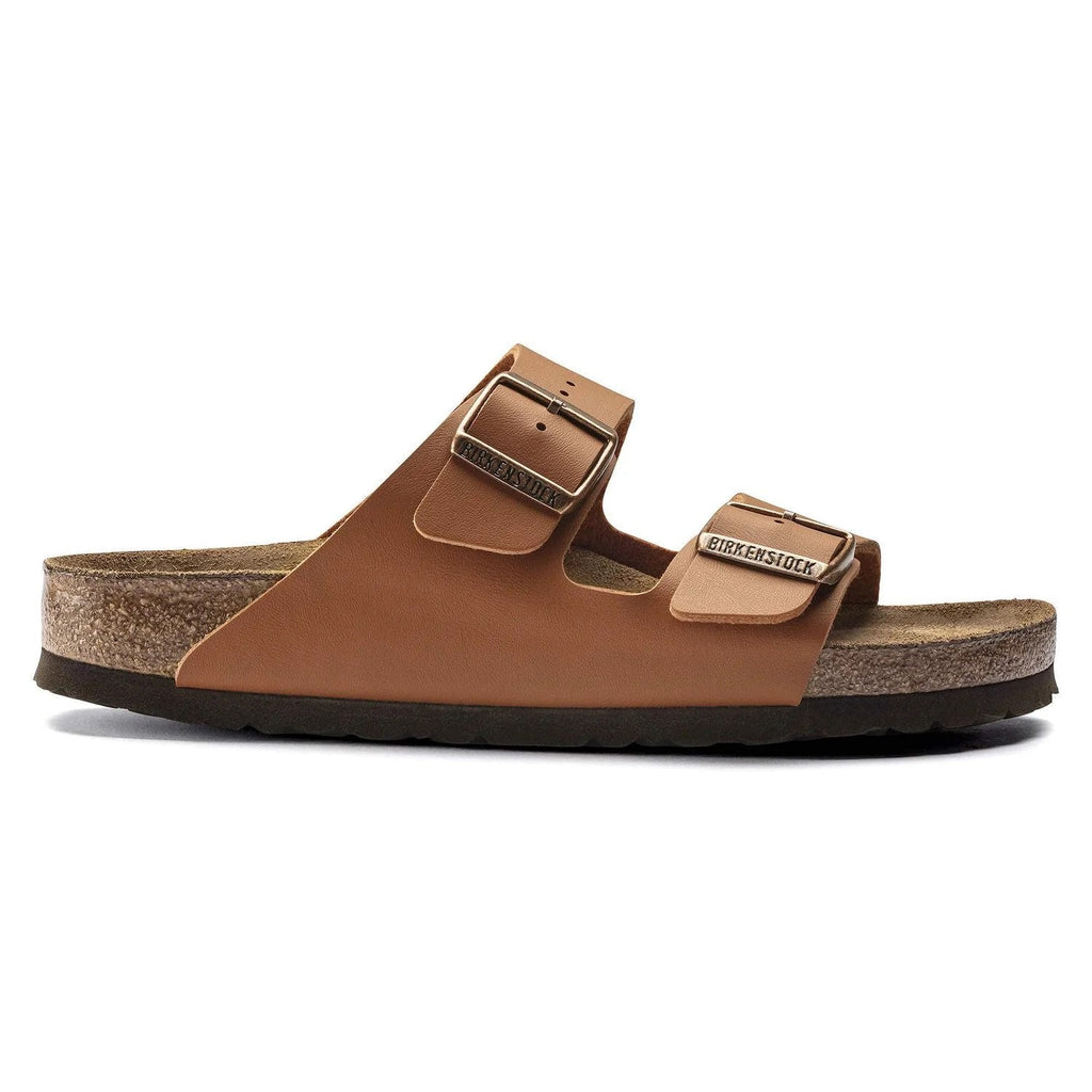 Birkenstock Classic Tan Leather Arizona Sandals with Adjustable Buckles