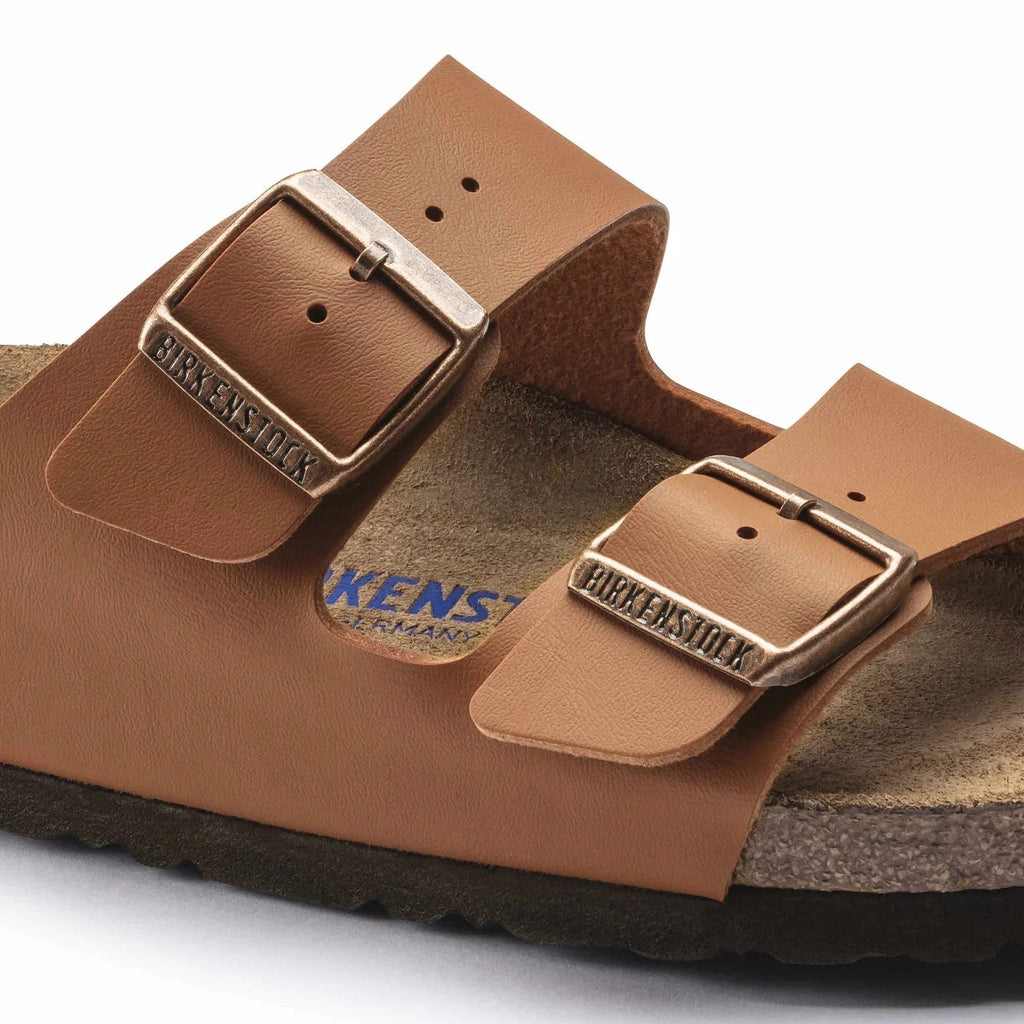 Birkenstock Classic Tan Leather Arizona Sandals with Adjustable Buckles