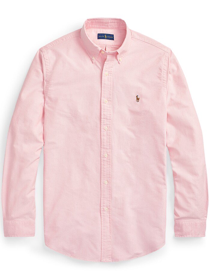 Ralph Lauren Soft Blush Button-Up Shirt