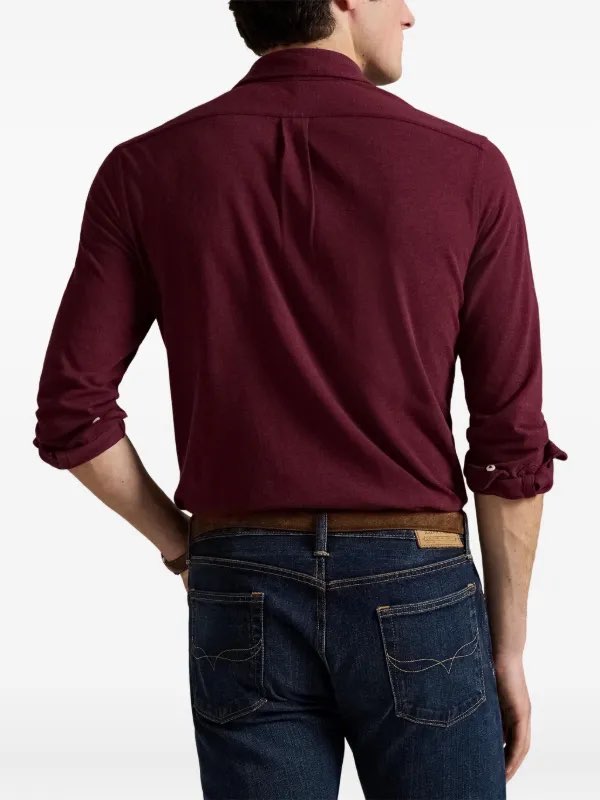 Polo Ralph Lauren Luxurious Merlot Button-Up Shirt
