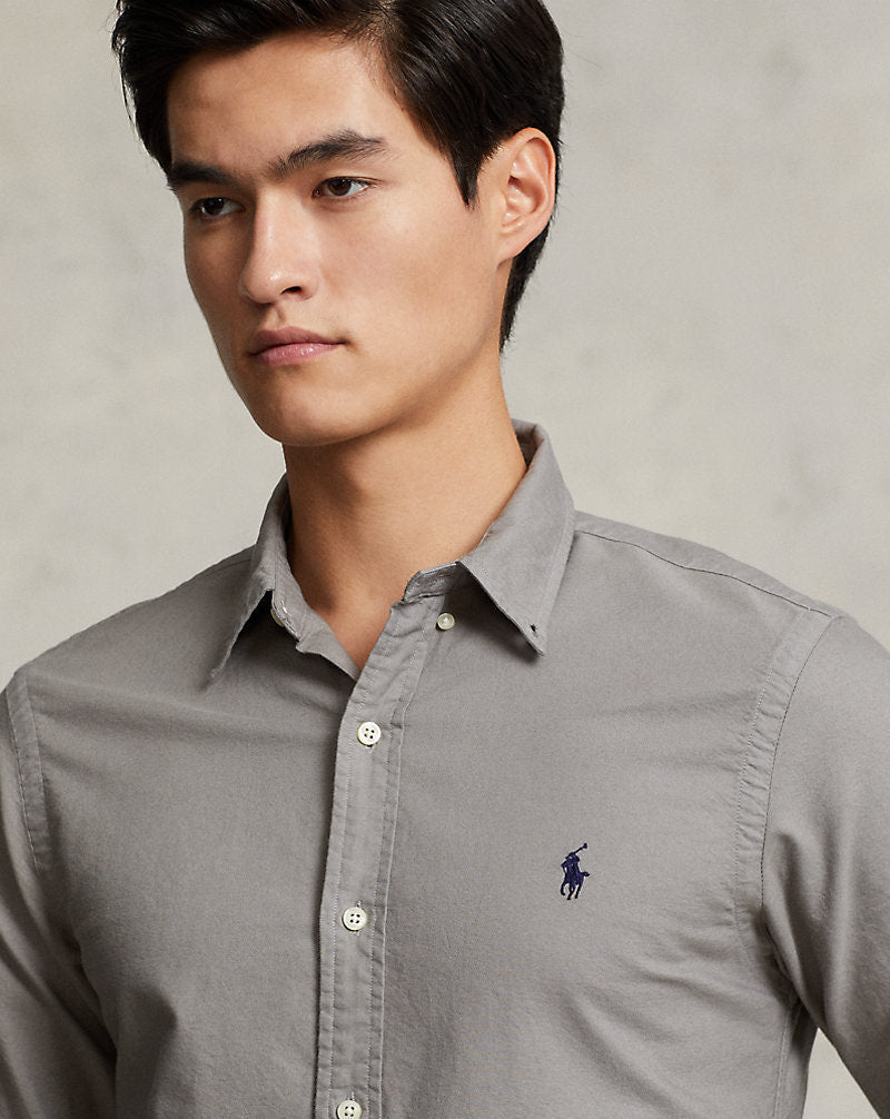 Polo Ralph Lauren Timeless Charcoal Button-Up Shirt