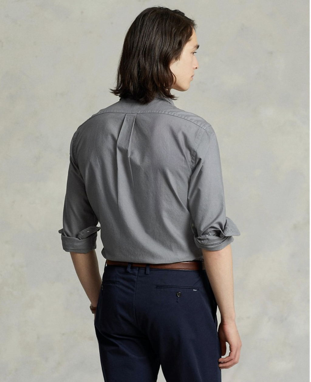 Polo Ralph Lauren Custom Fit Shirt in Serene Slate