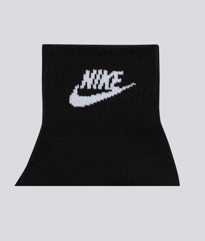 Nike Cozy Classic Ankle Socks in Midnight Black