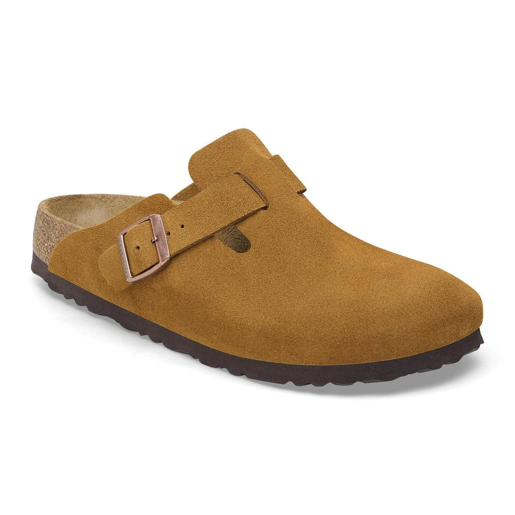 Birkenstock Suede Clogs in Golden Honey - Effortlessly Chic Comfort
