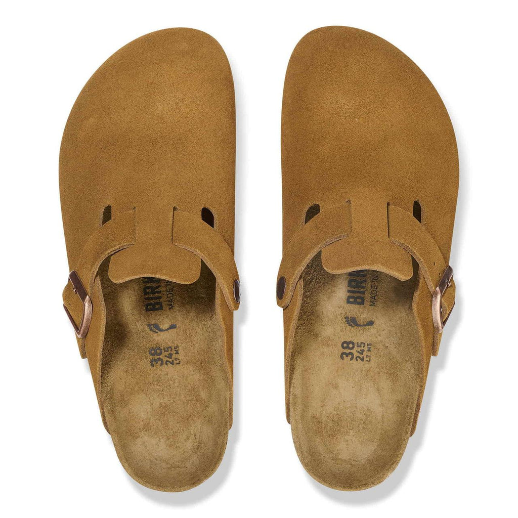 Birkenstock Suede Clogs in Golden Honey - Effortlessly Chic Comfort