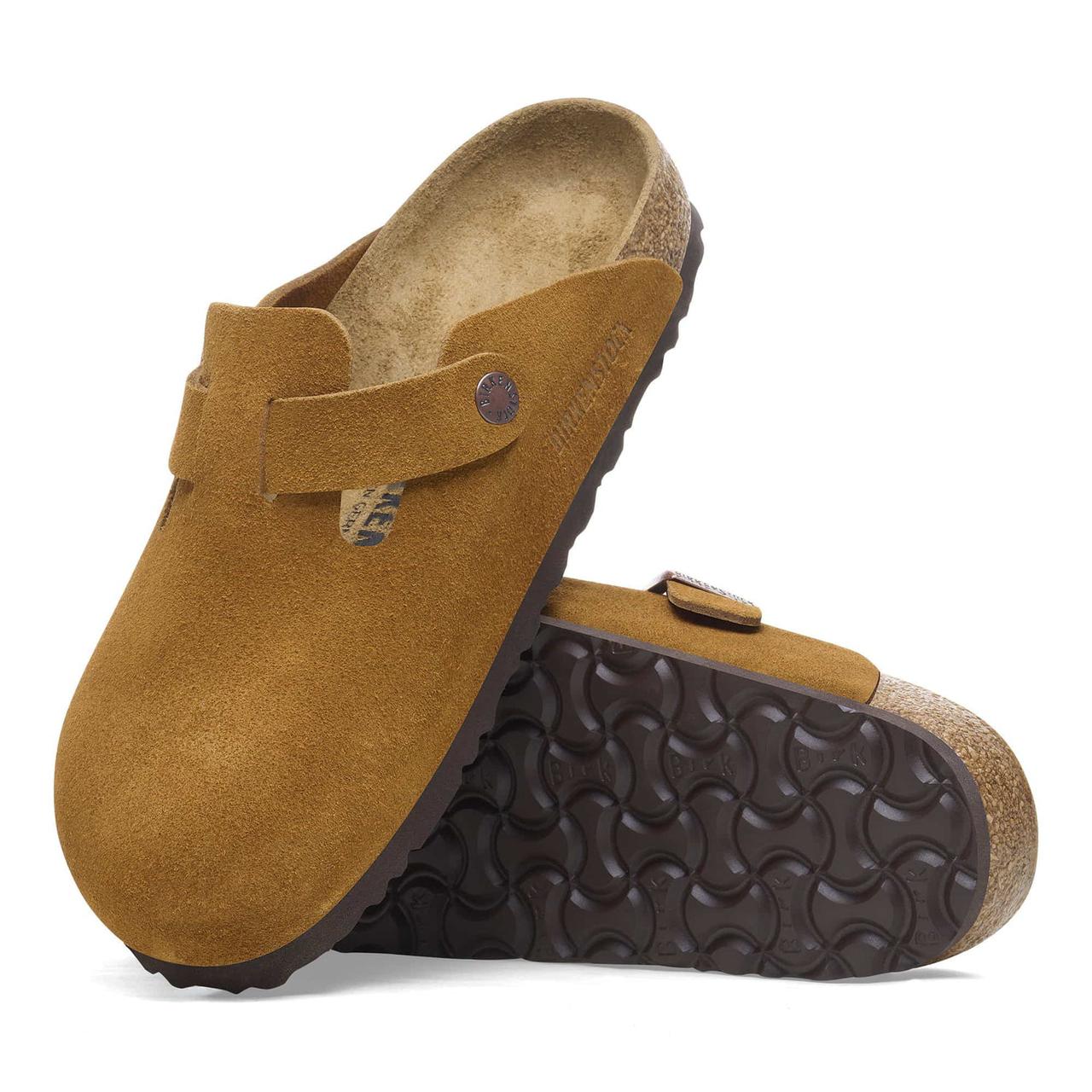Birkenstock Suede Clogs in Golden Honey - Effortlessly Chic Comfort