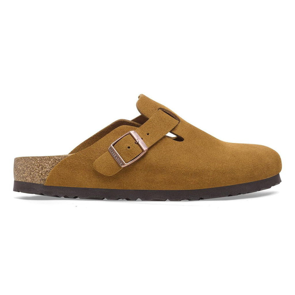 Birkenstock Suede Clogs in Golden Honey - Effortlessly Chic Comfort