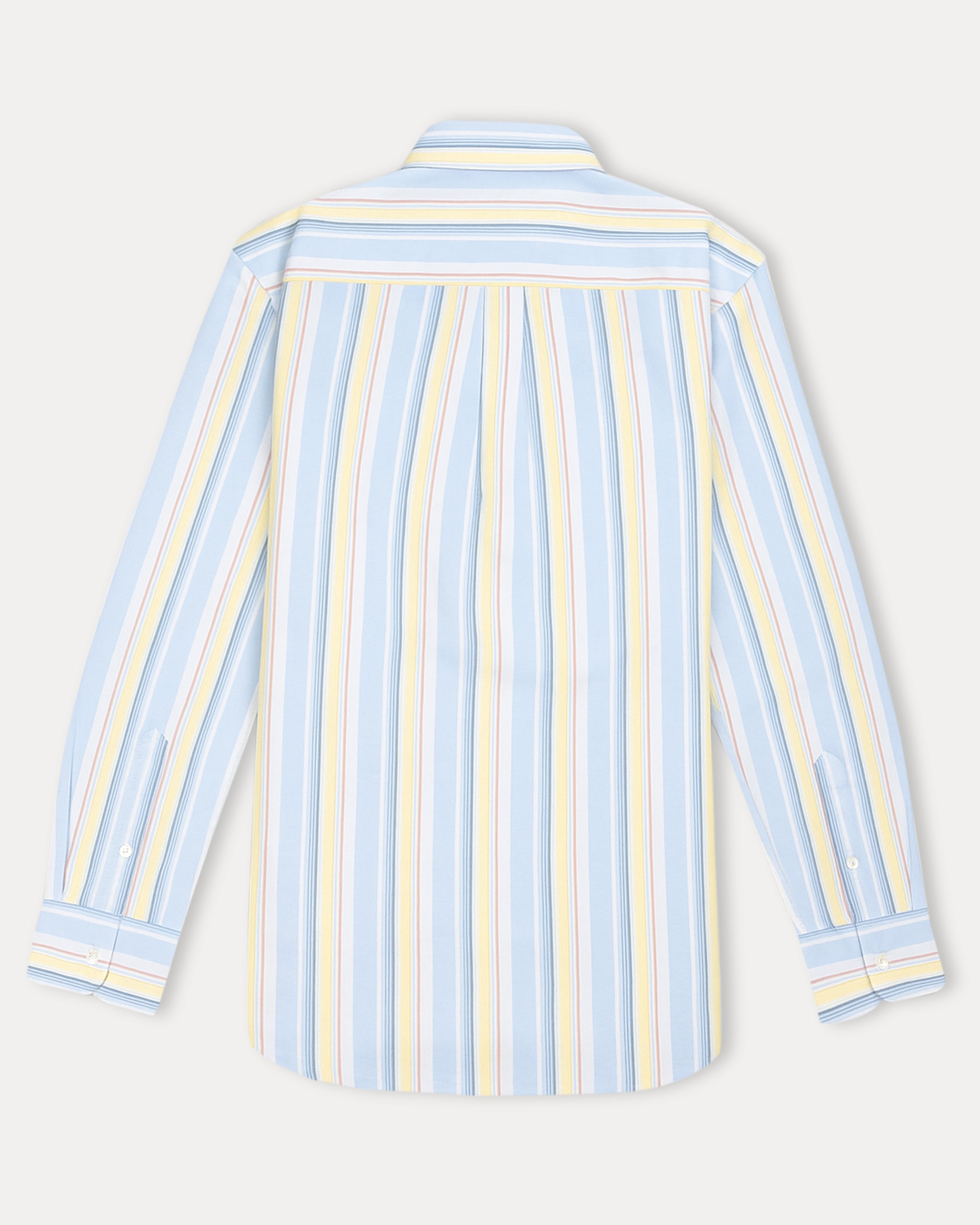 Polo Ralph Lauren Custom Fit Striped Shirt in Serene Sky Blue